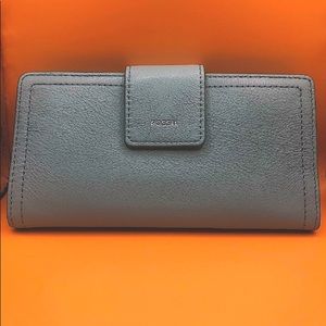 Blue Fossil Wallet